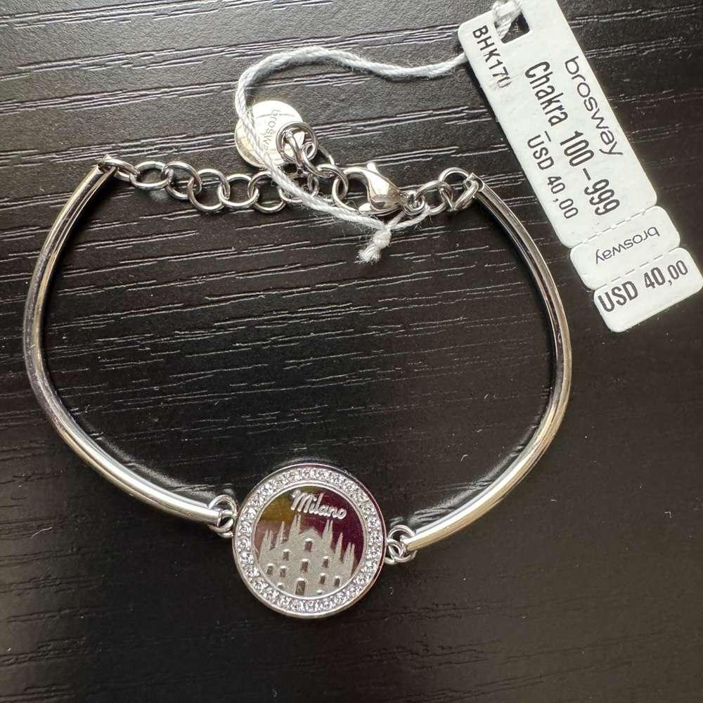 Brosway Chakra Milano Bracelet | Italian Travel Charm | NWT $40